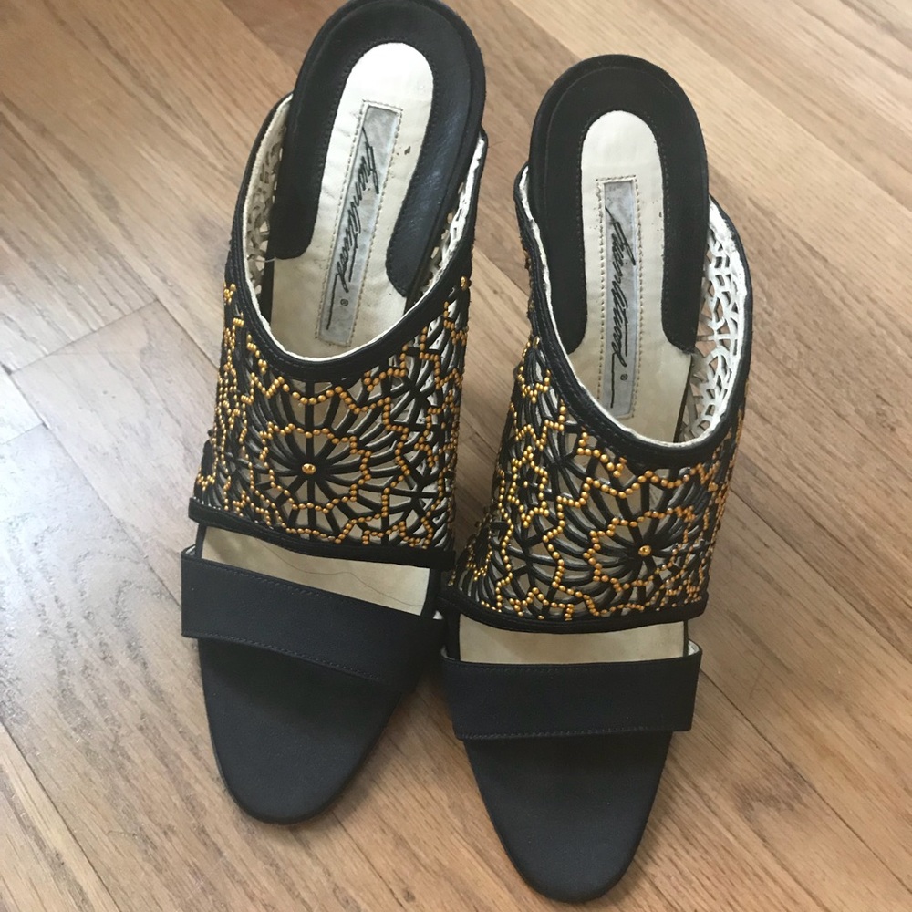 Brian Atwood beaded shoes